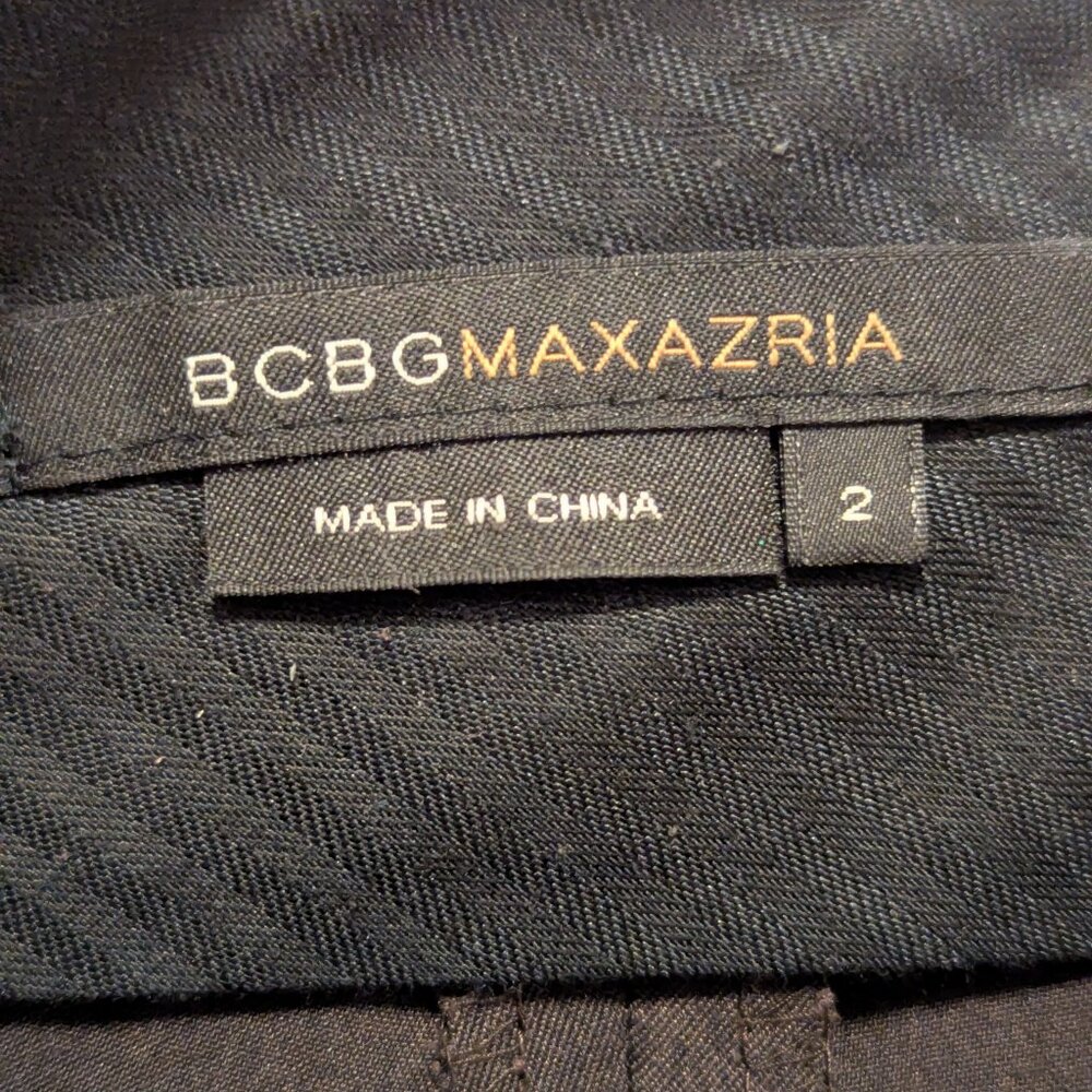 BCBG Max azria dark brown dress slacks - 2 - Picture 4 of 5